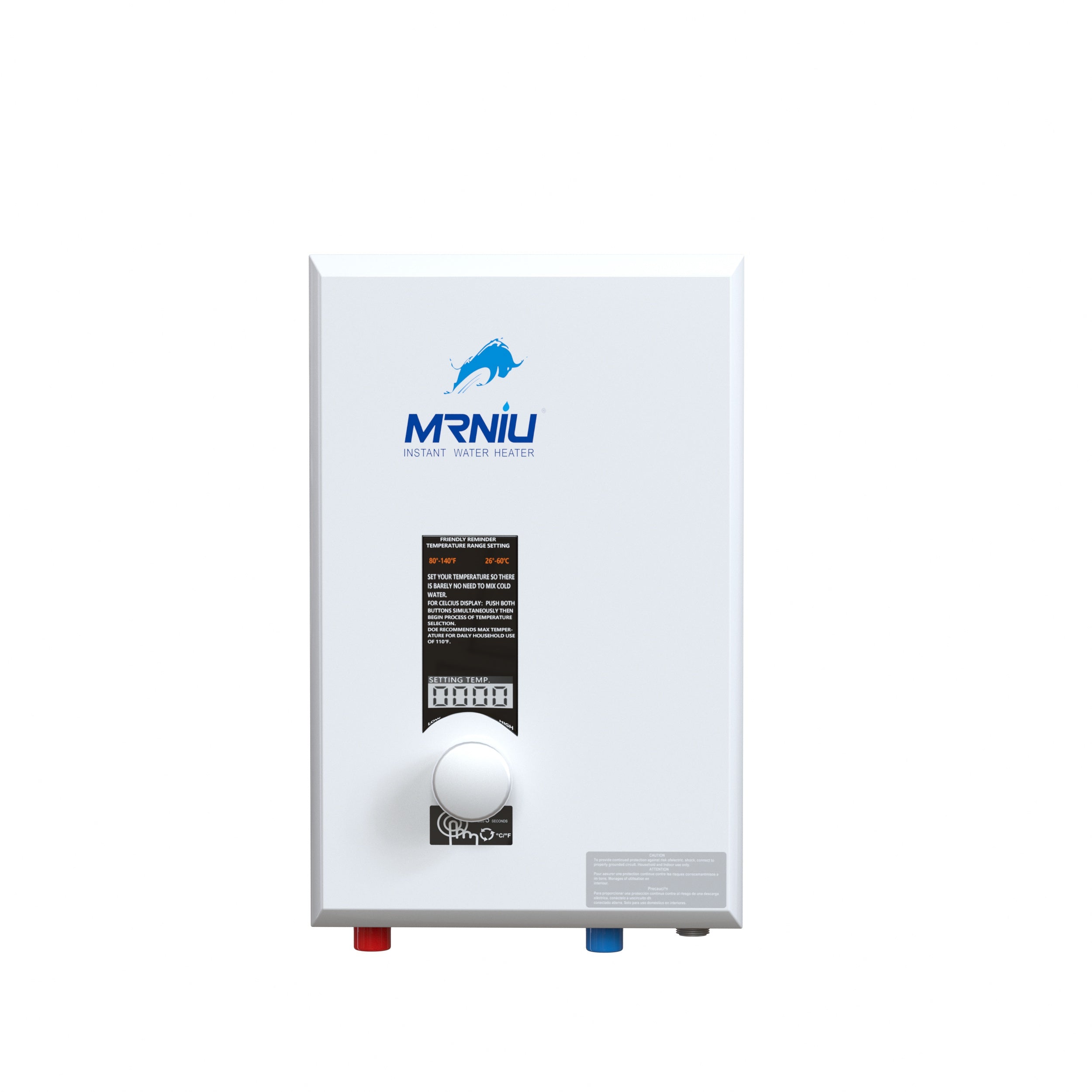 Mrniu 18 Tankless Water Heater, Electric, 240V 18-kW