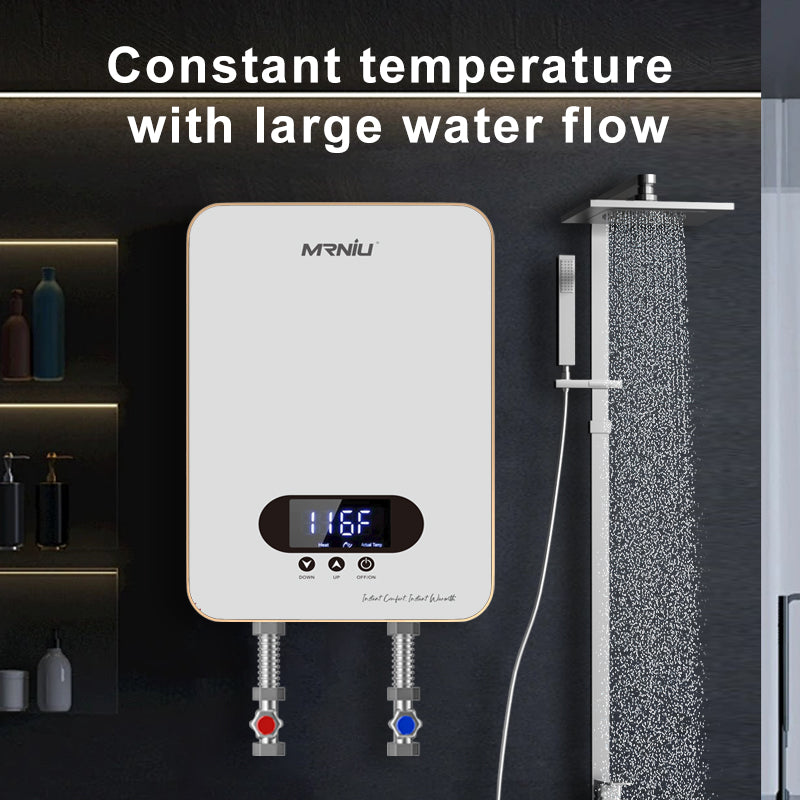 Bathroom kitchen Wall Mount Instant Electric Tankless Water Heater 6000W Fast Heating For Household Hotel Shower 220V-240V Chao1