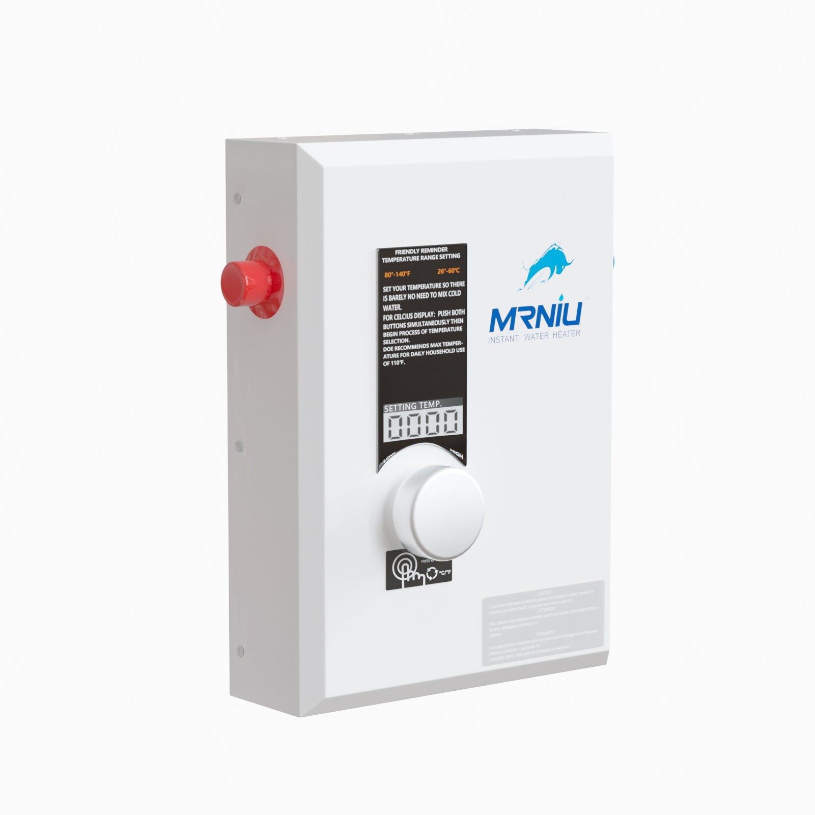 Mrniu 8 Tankless Water Heater, Electric, 240V 8-kW