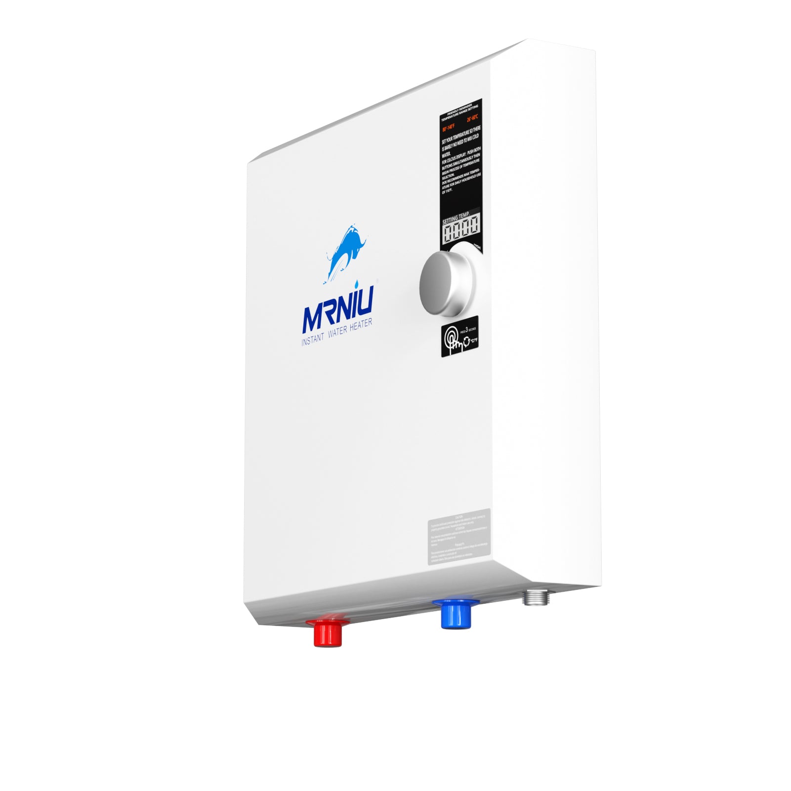 Mrniu 36 Tankless Water Heater, Electric, 240V 36-kW